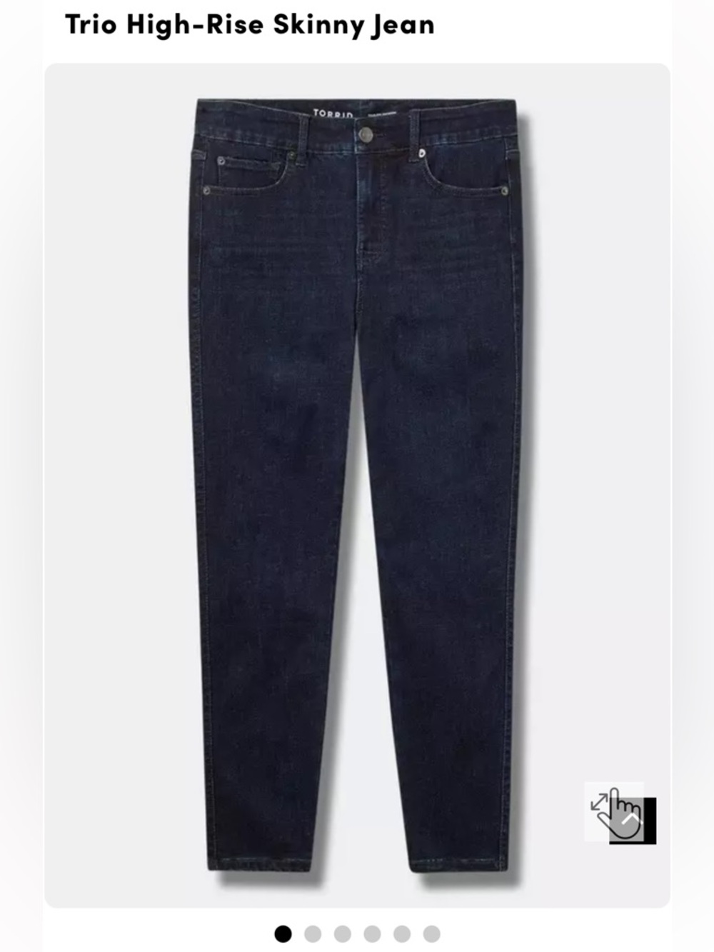 torrid Dark Indigo High-Rise Skinny Jeans